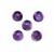 5.95cts Zambian Amethyst 7x7mm Round Pack of 5 (N)