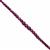 160cts Maroon Lava Rock Graduated Plain Rounds Approx 6 to12mm, 38cm Strand