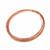 3m Rose Gold Coloured Copper Half Round Wire Approx 0.60mm