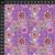 Petra Collection Paisley Medallion on Tonal Patchwork Purple Fabric 0.5m