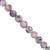 115cts Purple Scolecite Smooth Round Appox  5 to 9mm, 36cm Strand 