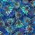 Dan Morris Serenity Collection Floral Scroll Aqua Fabric 0.5m