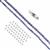 925 Sterling Silver, AA grade Tanzanite Faceted Rounds, 2mm & 3mm Project With Download