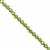 23.67cts Peridot Faceted Round Approx 2 to 3m, 35cm Strand 