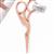 Millward Stork Design Rose Gold Embroidery Scissors 11.5cm (4.5
