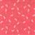 Moda Sincerely Yours Dainty Floral Daisy on Flamingo Fabric 0.5m