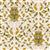 Lewis & Irene Celtic Faeries Collection Oak Tree Gold Metallic Fawn Fabric 0.5m