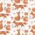 Baby In Bloom Fox Trot Flannel Fabric 0.5m