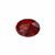Scarlet Red Cusp Bottom Oval Rhinestone Approx 15x20mm (1pc)