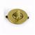 Bronze Oval Bag Lock Clasp 4cm