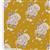 Stuart Hillard Blue Skies And Nutmeg Collection Mustard Floral Fabric 0.5m