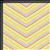Kaffe Fassett 85 & Fabulous Collection Chevron Stripe Yellow Fabric 0.5m