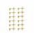 Gold Plated Base Metal Earring Posts with Loop & Butterfly Packs (50 pairs)