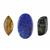 Lapis Lazuli, Tiger's Eye and Galaxy Quartz Cabochon Pack
