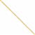 JM Essential Gold Plated 925 Sterling Silver Curb Chain 50cm/20