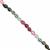 25cts Multi-Colour Tourmaline Faceted Drop Approx 4x3.5 to 7x5mm, 19cm Strand