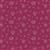 Heather Peterson Indigo Garden Mini Flowers Wine Fabric 0.5m