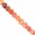 530cts Sunset Botswana Agate Faceted Nuggets, Approx 12x16mm, 38cm Strand with Spacers