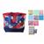 Jenny Jackson's Pastel EPP Hexie Lunch Box Kit: Pattern & Paper Pieces, F8th Pack (5pcs), FQ Pack (2pcs) & Fabric 0.5m