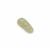 Green Nephrite Bean Gemstone Approx 9x20mm, 1pc
