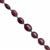 25cts Guinea Mine Natural Ruby Smooth Oval Approx 5x6 to 9x7mm,10cm Strand With Spacers