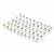 Silver Plated Base Metal Diamond Cut Spacer Beads, Approx 5mm, Pack of 50Pcs