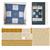 Cara Ackerman's Gold Sakura Cushion Kit: Instructions and Fabric Panel (140cm x 54cm)