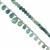 Double Trouble  Grandidierite Rondelles &  Faceted Drops