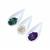 Gem Kit: Amethyst & Turquoise & Silver Haematite Faceted Rondelles Approx 2x3mm
