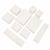 White Jewellery Box Set, 10pcs (2 of Each-Ring Box, Pendant Box, Bangle Box, Bracelet Box, Suit Box) 