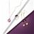 White/Purple Rivoli & Purple Translucent Faceted Glass Wire Wrapping Project With Downloadable Instructions By Ellie Gallagher