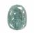 35cts Type A Olmec Blue Jadiete Hollow Carved Dragon Pendant, Approx 35x45mm, 1pcs