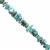 30cts Turquoise Rough Nuggets Approx 2x0.5 to 10x4mm, 19cm strands 