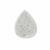 Type A 18cts White Jadeite Carved Hollow Drop Approx. 20x30mm, 1pc