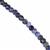 50cts Sodalite Faceted Rondelles Approx 3-5mm, 33cm Strand