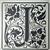 Stencil Up  Cloister Letter - J- William Morris inspired