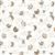Sweet Lullaby Collection Floating Friends Light Fabric 0.5m