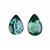 40cts Azurite Malachite Free Size Pear Cabochon Pack