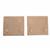 Taupe Necklace and Earring Pouch, 10x9.5cm, 2pcs