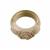 20cts Alashan Agate Carved Flower Ring, Ring Size O-P, 1pc