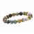 70cts Indian Agate Smooth Round Approx 8mm Stretchable Bracelet 17cm