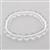 80cts Crystal Quartz Smooth Round Approx 8mm Stretchable Bracelet 17cm