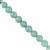 150cts Amazonite Plain Rounds 7-8mm, 38cm strand
