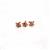 Rose Gold Plated 925 Sterling Silver Pineapple Bail Approx 8x6.7mm (3pcs)