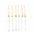 925 Sterling Silver Paper Clip Extender Chain, Approx 4cm, 6pcs (2 of each design)