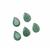 3.85cts Sakota Emerald 8x6mm Pear Pack of 5 (O)