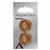 Wooden Milward Carded Button 25mm Pack of 2