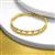 Gold Plated 925 Sterling Silver White Topaz and Spacer Bead Bracelet Project, 37pcs With Downloadable Instructions By Claire Macdonald