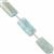 170cts Aquamarine Faceted Rectangle Approx 26x12.5 to 28x14mm, 26cm Strand with Spacers