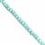 38cts Turquoise Faceted Rondelle Approx 3.5x2 to 5.5x3.5mm, 20cm Strand 
